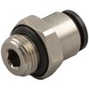 RS PRO エア継手 コネクタA:G 1/8 コネクタB:プッシュイン4 mm チューブねじ込み RS PRO