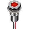 RS PRO パイロットランプ， 1，8 → 3，3V dc， 赤， 実装ホールサイズ:8mm RS PRO