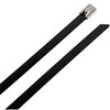 RS PRO 結束バンド， 450mm x 4.6 mm， 黒， 316 ステンレス鋼 RS PRO
