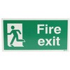 338-1655 �o���W�� RS PRO Fire Exit �p��� PVC ��/�� 300mm �T�C�� x 150 mm RS PRO 09823235