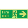 370-1116 �o���W�� RS PRO Fire Exit �p��� PET ��/�� 450mm ���x�� x 150 mm RS PRO 09824626