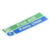 370-1762 �h�Ѓ��x�� RS PRO Fire exit Keep clear �r�j�[�� ��/�� ���x�� RS PRO 09824678