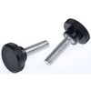 702-7554 つまみノブ RS PRO ローレット加工, M8 直径:26mm 黒 RS PRO 09852100