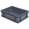 S ユーロコンテナ RS PRO 10L， 120mm x 300mm x 400mm PP グレー RS PRO