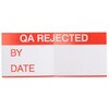 RS PRO 粘着剤付きラベル 140枚入り 赤 White QA Rejected RS PRO
