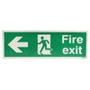 763-1923 �o���W�� RS PRO Fire Exit �p��� �r�j�[�� ��/�� 450mm ���x�� x 150 mm RS PRO 09861735