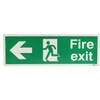 763-1926 �o���W�� RS PRO Fire Exit �p��� �r�j�[�� ��/�� 450mm ���x�� x 150 mm RS PRO 09861751