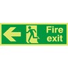 763-1929 �o���W�� RS PRO Fire Exit �p��� PET ��/�� 450mm �T�C�� x 150 mm RS PRO 09861760