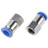 RS PRO エア継手 コネクタA:R 1/8 コネクタB:プッシュイン8 mm チューブねじ込み RS PRO