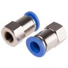 RS PRO エア継手 コネクタA:R 1/8 コネクタB:プッシュイン10 mm チューブねじ込み RS PRO