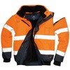 RS PRO Hi Visボマージャケット 男性用 オレンジ RS PRO