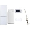 【家電セット】5点セット (6kg洗濯機 157L冷蔵庫 電子レンジ シーリングライト スティッククリーナー) YAMAZEN(山善)