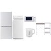 【家電セット】5点セット (6kg洗濯機 106L冷蔵庫 電子レンジ 電気ケトル レンジラック) YAMAZEN(山善)