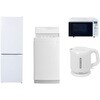 【家電セット】4点セット (6kg洗濯機 157L冷蔵庫 オーブンレンジ 電気ケトル) YAMAZEN(山善)