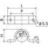 SDL1-14P SDL1型 両サドル オンダ製作所 09933300