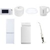 【家電セット】7点セット (157L冷蔵庫 6kg洗濯機 電子レンジ 3合炊き炊飯器 オーブントースター 電気ケトル 掃除機) YAMAZEN(山善)