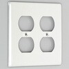 V42A コンセント用プレート 平刃形15A・20A複式用 アメリカン電機 10383432