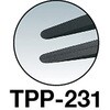 TPP-231 プラスチックピンセット TRUSCO 11078663