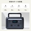 DE-PS500PEBK |[^ud e 512Wh _S obe[ yAC~2 Type-C~2 USB-A~2 J[\Pbg~1z GR 11121419