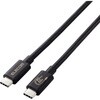 TypeCケーブル (C to C) 1m 充電/データ転送 PD 60W 3A USB4 エレコム
