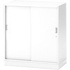 EHTD-099GSN-W9 シンラインキャビネット500 引戸型 2段 下段専用 ベース付<配送時組立サービス付> イトーキ 11137291