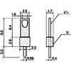 基板用マウントパーツ(チェック端子) HOT-2612(基板穴Φ0.8以上) 廣杉計器