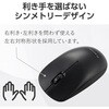 M-LE10DRCBK 無線マウス 2.4GHz ワイヤレス 3ボタン Type-C レシーバー 【Windows Mac Chrome 対応】 左右対称 エレコム 11481395