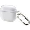 AirPods 4 ケース ソフト カバー 【ワイヤレス/MagSafe充電対応】 衝撃吸収 落下防止 カラビナ付 MUBRAIN エレコム