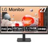 27インチ 液晶ディスプレイ(1920x1080/IPS/アンチグレア/HDMIx2/TypeC(PD65W)/チルト/3年保証) LG