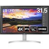 31.5インチ 4Kワイド液晶ディスプレイ(3840x2160/IPS/アンチグレア/HDMIx2/DP/スピーカー/チルト/高さ調整/3年保証) LG
