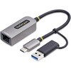USB有線LANアダプター/USB-C&A接続/USB 3.2 Gen1/1/2.5Gbps/Thunderbolt互換/各種OS/ギガビットイーサネット ネットワークアダプター StarTech.com