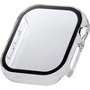 アップルウォッチ カバー Series 10 [42mm] フルカバー セラミックコート ゴリラガラス 表面硬度10H以上 エレコム