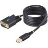 USB - RS232Cシリアル変換ケーブル/クロス/USB 2.0接続/2m/1ポート/オス-メス/FTDI FT232R/ESD保護/各種OS/DB9 StarTech.com