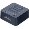 M.2 NVMe SSDスタンド/1対1/独立型 コピー機/最大90GBpm/USB 3.2 Type-A Type-C接続対応(20Gbps)/デュアルベイ クローン デュプリケーター StarTech.com
