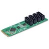 M.2 - SATAアダプターカード/4ポート/M.2 PCIe 3.0 - SATA HDD/SSD/ASM1064/Windows macOS Linux/M.2 NVMe SATAk 増設用 変換カード StarTech.com