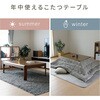 GKR-F1202H(MB)+AKF-2024(SG/IV) こたつ布団セット 家具調 120×80cm YAMAZEN(山善) 11605889