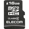 マイクロSDカード microSDHC SD変換アダプタ付 防水(IPX7) データ復旧サービス メモリーカード エレコム