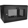 サーバーラック/ウォールマウントキャビネット/6U/2ポスト/19インチ/取付奥行37.5m/積載重量90kg/メッシュパネル/棚板 鍵付き/EIA/ECA-310-E IT準拠/ネットワーク機器収納用 データセンターラック StarTech.com