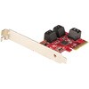 SATA 6ポート増設 PCI Expressインターフェースカード/PCI - SATA変換/6Gbps SATAコントローラ/ASM1166チップ搭載 ソフトウエアRAID/ロープロファイルブラケット付属/SATA PCIe 拡張ボード StarTech.com