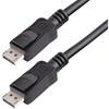 DisplayPort ケーブル/50cm/ディスプレイポート1.2 /VESA規格認定モニターケーブル/4K60Hz/ラッチ付きDPコネクタ オス - オス StarTech.com