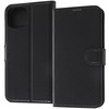 iPhone 14 / 13 耐衝撃 手帳 マグネット/ブラック/ブラック レイ・アウト