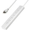 電源タップ_抜け止めシャッター サンワサプライ