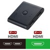 HDMI切替器 分配器 2入力1出力/1入力2出力 双方向切替 セレクター 4K 60Hz HDMI2.0b 手動 切り替え器 エレコム