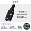 ECT-3401WH 電源タップ 延長コード 3個口 2P 0.1m 極性対応 絶縁キャップ スイングプラグ 短い コンセント エレコム 12326627