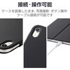 TBWA22RWVPF2BKN iPad A16 11インチ iPad 第10世代 10.9インチ ケース レザー 本体マグネット装着 手帳型 スリープ対応 マグネット 軽量 エレコム 12326950
