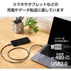 MPA-CCECAN20BK タイプCケーブル 【USB Type C to C】 PD 100W 急速充電 高耐久 ナイロンメッシュ アルミコネクタ エレコム 12327345