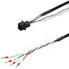 三菱電機J4対応電源ケーブル電磁ブレーキ付き<直結><コネクタ><可動><MR-J4W03PWBRCBL**M-H相当品> ダイヤトレンド