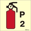 6083 2kg Powder fire extinguisher JJ �C�m���S�W��(IMO Fire control symbols) Maritime Progress 12668078