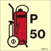 6085 50kg Wheeled Powder firre extinguisher JJ 海洋安全標識(IMO Fire control symbols) Maritime Progress 12668096