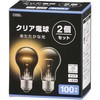 LB-D66100C-2PN クリア電球 オーム電機 12854417
